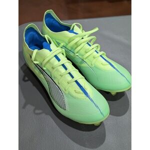 BNWT Puma Ultra Ultimate FG/AG Soccer Cleats Electric Lime Blue Mens 10.5